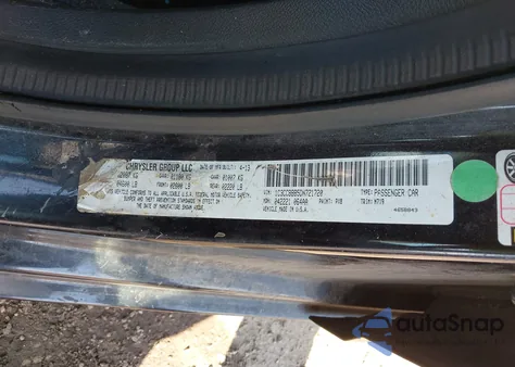 2013 Chrysler 200 Touring z USA, uszkodzony, nr VIN 1C3CCBBB5DN721720